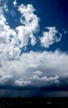 Cumulonimbus capillatus incus praecipitatio